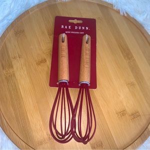 Rae Dunn 2 Piece Mini Whisk Set